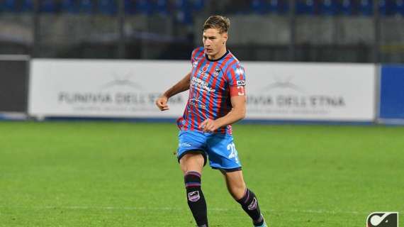 Per la gara con il Potenza il Catania potrebbe recuperare il difensore Castellini