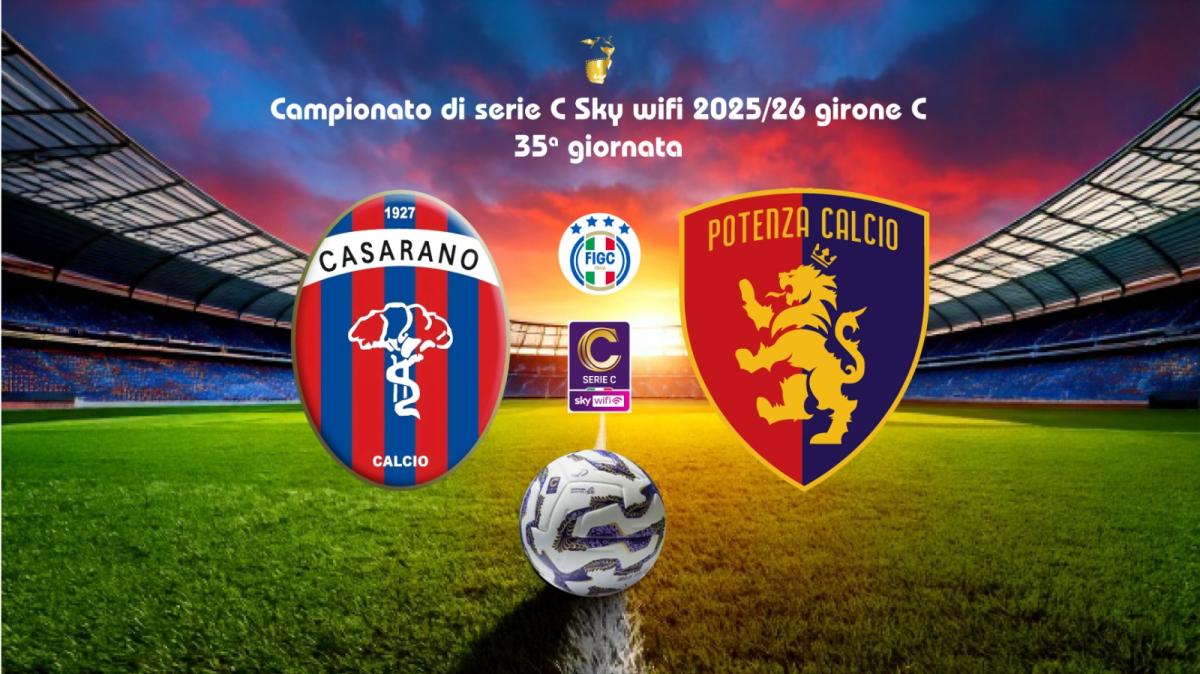 LIVE. Casarano-Potenza 2-0