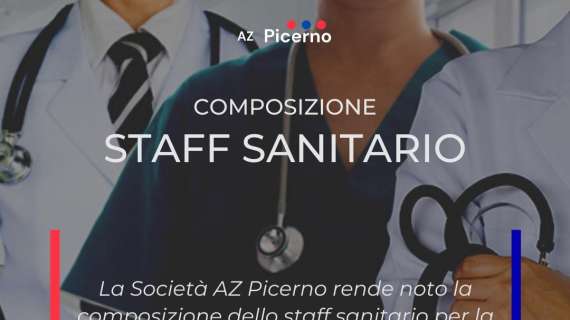 Az Picerno, ufficializzato il nuovo staff sanitario