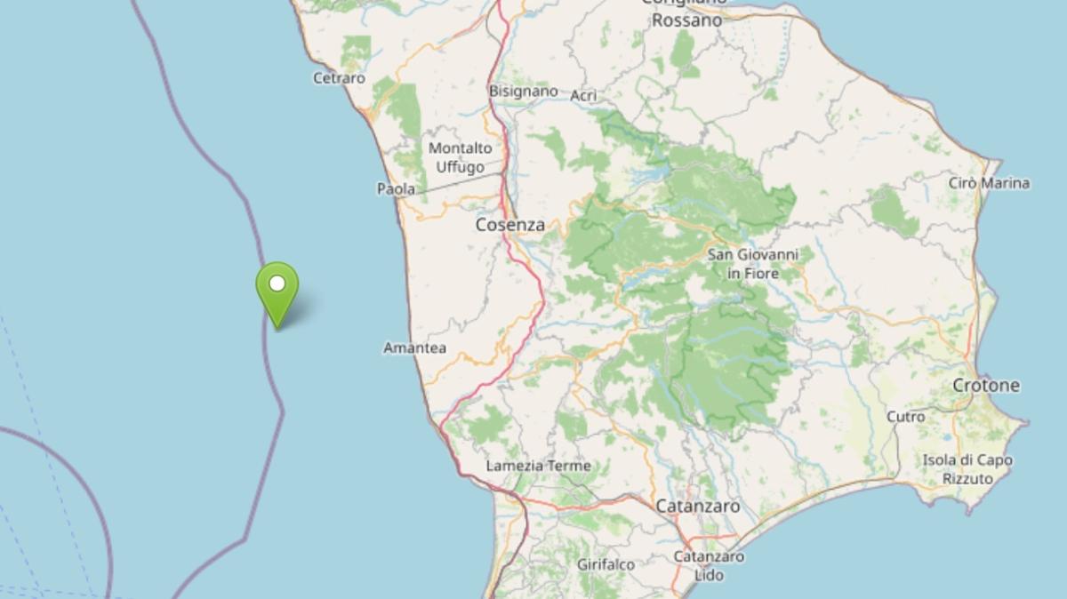 Forte terremoto sulle coste della Calabria, avvertito anche a Potenza