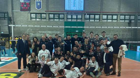 Volley A3, terza vittoria consecutiva per la Rinascita Volley Lagonegro, 3-0 a Castellana Grotte