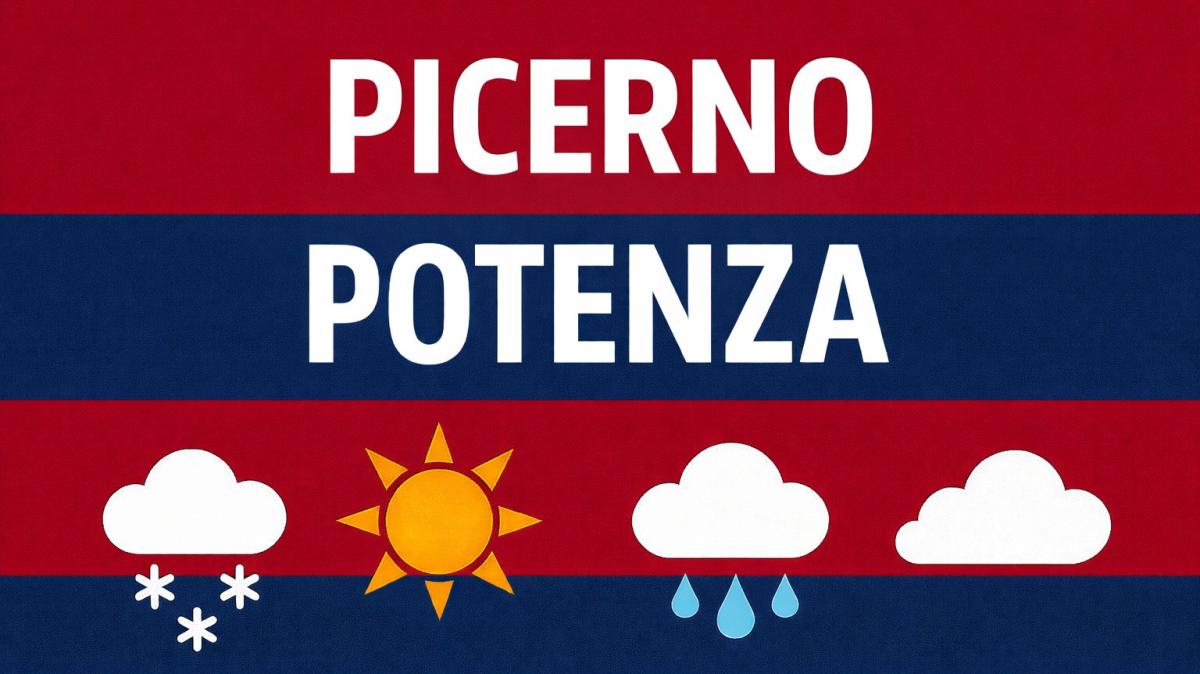 Picerno-Potenza: previsioni meteo al "Donato Curcio"