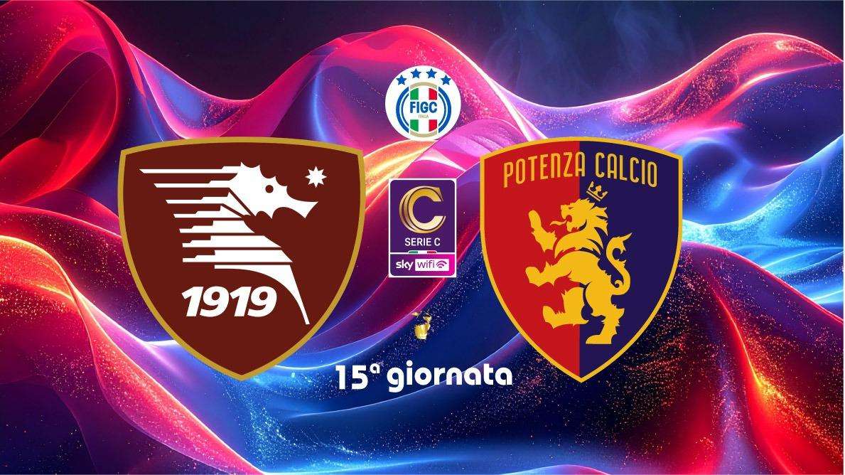 SALERNITANA-POTENZA, le formazioni ufficiali