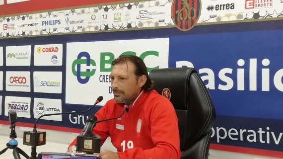 Giuseppe Raffaele allenatore Potenza: "C'è molto da lavorare e dobbiamo subito provare a rialzare la testa"