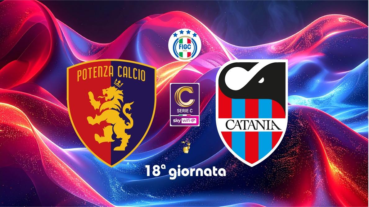 POTENZA-CATANIA, le formazioni ufficiali