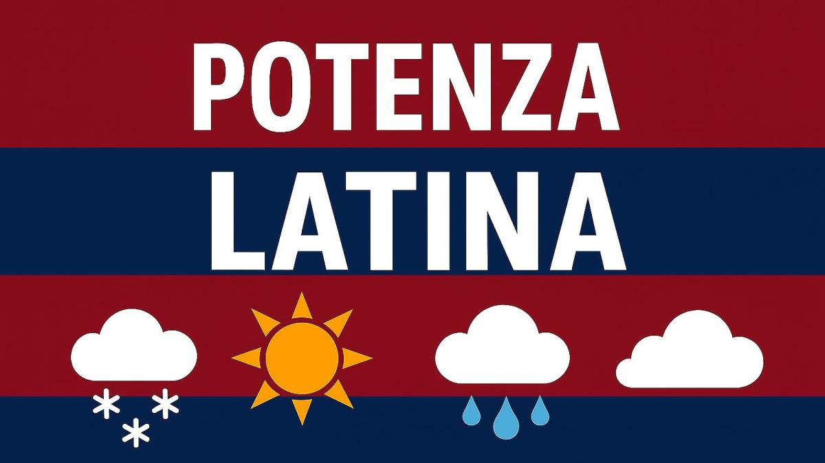 Potenza-Latina: previsioni meteo al "Viviani"