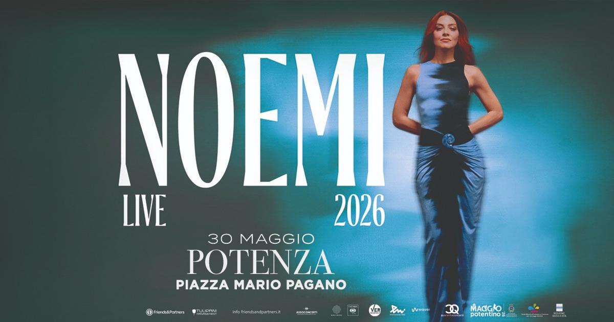 Potenza, Noemi in concerto per la festa patronale