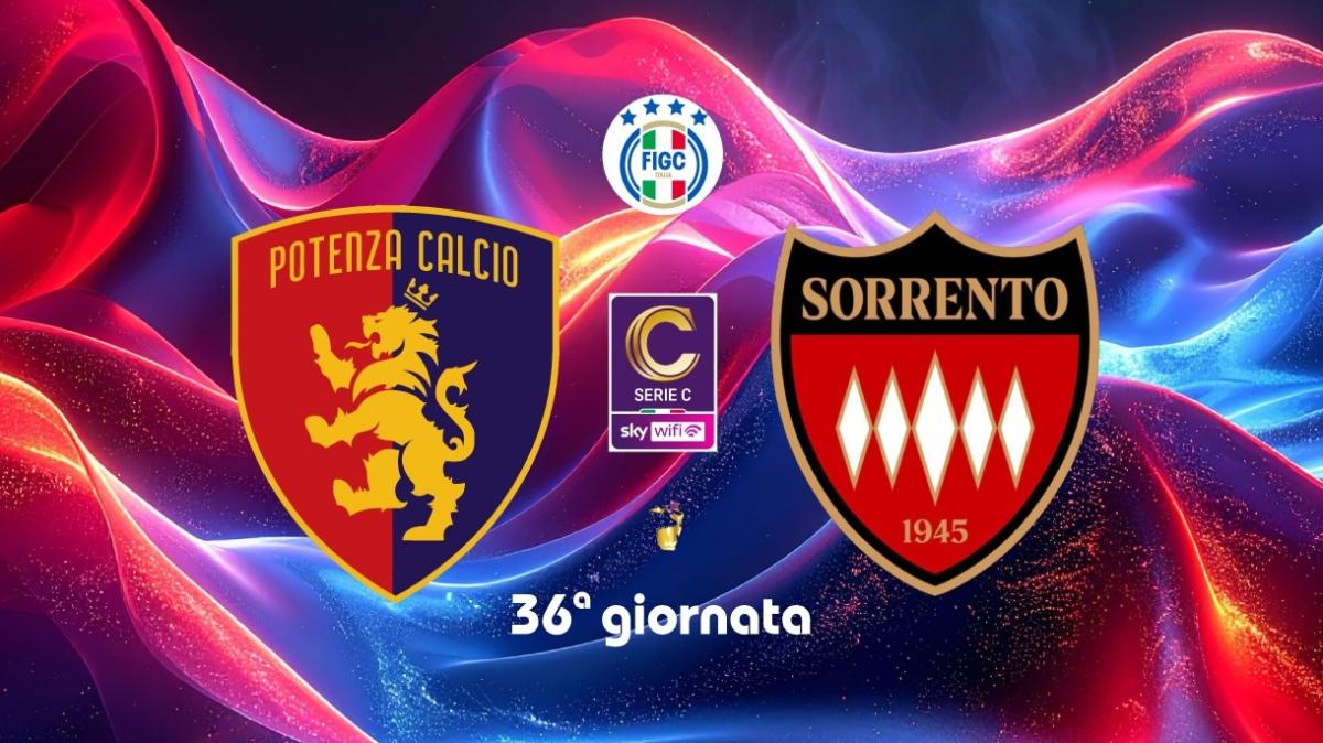 POTENZA-SORRENTO, le formazioni ufficiali