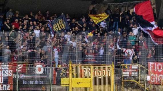 Casertana-Potenza, ecco il dato definitivo del settore ospiti