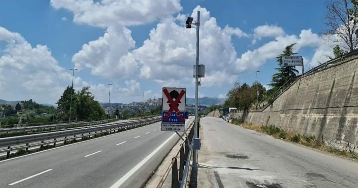 Potenza, sospesa l'attività di rilevazione della velocità della postazione autovelox di Contrada Varco D'Izzo