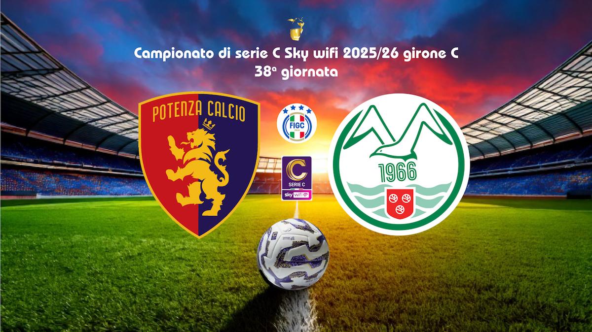 Potenza-Monopoli 2-2. I rossoblù chiudono la regular season con un pareggio