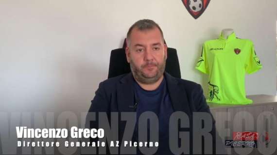 Vincenzo Greco a "Casa Picerno": "Siamo fiduciosi nel ritornare al più presto a giocare al Curcio, speriamo già col Messina"