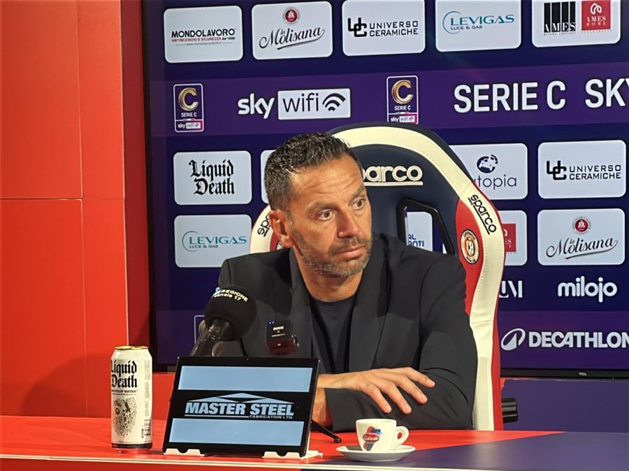 Campobasso, Zauri: "Il 3-0 è un risultato molto pesante, il Potenza ha fatto gol e noi no"