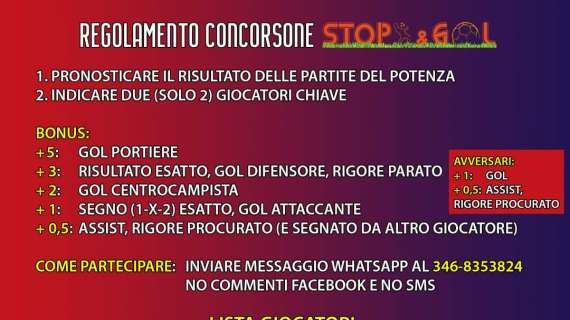 RIPARTE IL "CONCORSONE" DI STOP&GOL SU LA NUOVA TV