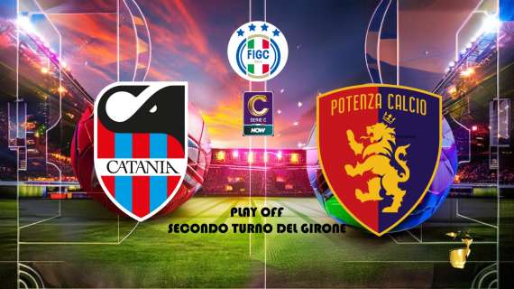 Catania-Potenza 1-0. Rossoblù sfortunati, Caturano sbaglia un rigore
