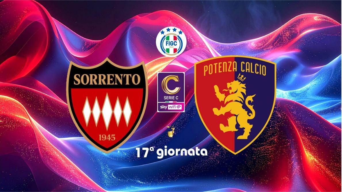 SORRENTO-POTENZA, le formazioni ufficiali