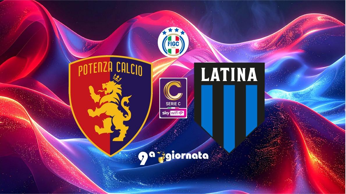POTENZA-LATINA, le formazioni ufficiali