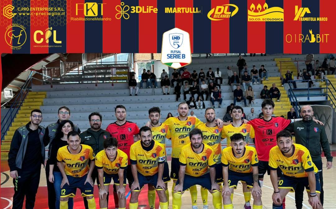 Serie B, Potenza C5, rimonta e rammarico: 3-3 pirotecnico contro il Bernalda