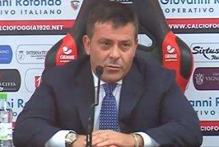 Il presidente del Foggia Canonico "sbotta": "Il club rosso-nero non è in vendita"
