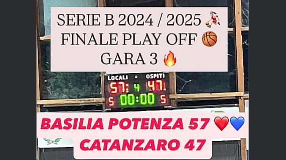 Basket femminile, Serie B Finale Play la Basilia BCC Basilicata Basket Potenza batte Catanzaro ed è campione regionale