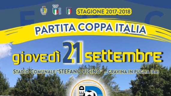 Coppa Italia, Gravina-Potenza: info biglietti.