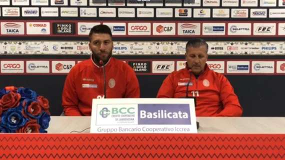 La conferenza stampa pre Avellino di Mister Trimarchi e Mister Leonetti