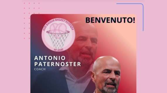 Antonio Paternoster è il nuovo coach della Basilia BCC Basilicata Potenza