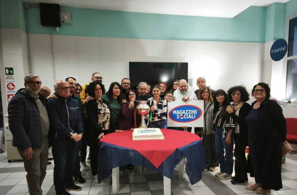 "Coppa di Comunità", Potenza Calcio e Fondazione "Potenza Futura" fanno visita ai Magazzini Sociali