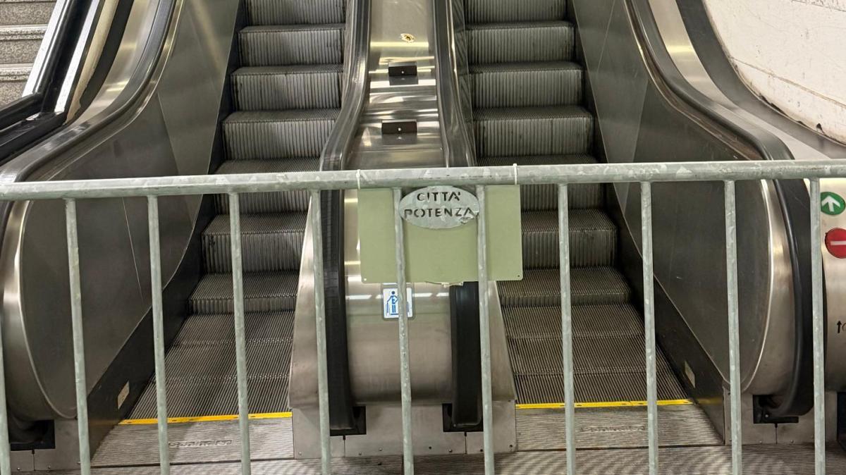 Potenza, il 31 dicembre chiudono le scale mobili "Prima"