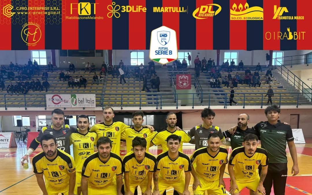SerieB Potenza C5, rimonta sfiorata a Barletta: sconfitta 4-3  nel big match di giornata