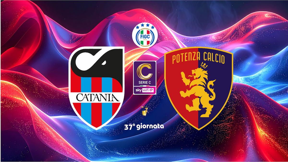 CATANIA-POTENZA, le formazioni ufficiali