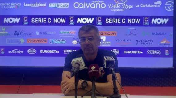 Tomei allenatore Picerno: "Attenzione a questo Crotone che è una squadra forte e completa"