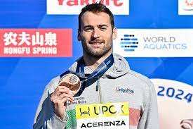 Da Sasso di Castalda al Qatar... Domenico Acerenza è bronzo ai campionati del mondo di nuoto