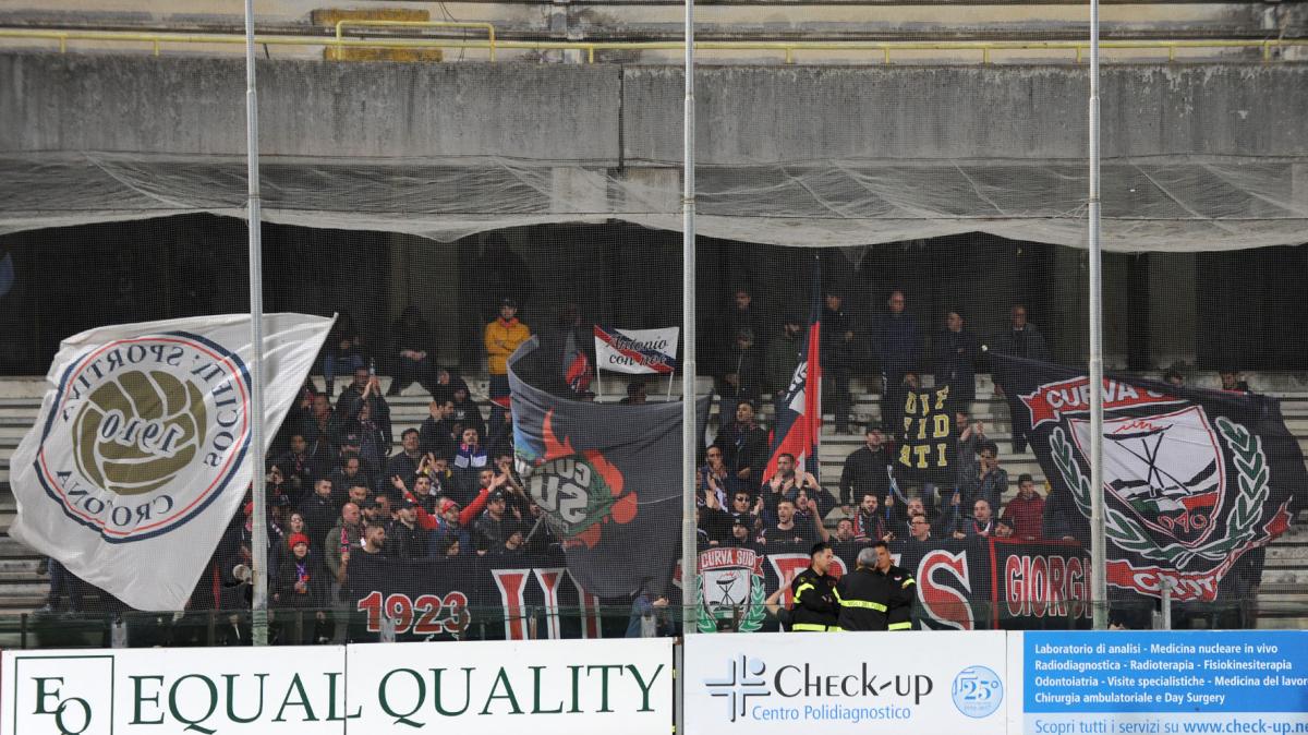 Potenza‑Crotone, il dato definitivo del settore ospiti