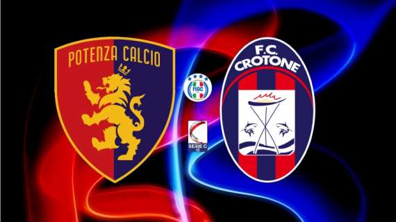 Potenza-Crotone, le formazioni ufficiali