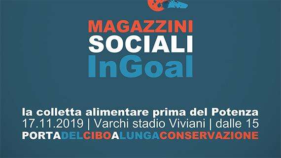 Domenica terza edizione dell'iniziativa "Magazzini Sociali in Goal"