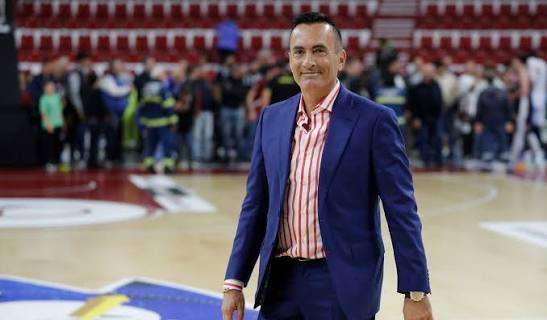 Il presidente del Trapani Valerio Antonini è sempre polemico... anche nel basket