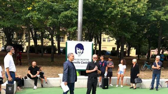 Potenza, inaugurato ieri nel quartiere Poggio Tre Galli un campo di calcio dedicato ad Antonio Coviello