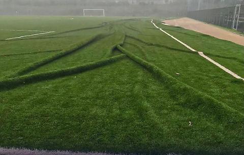 Prime verifiche al sintetico danneggiato del campo "Federale": ecco i tempi per la riapertura!