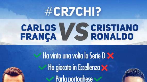 Carlos França sfida Cristiano Ronaldo...
