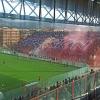 Reggina-Messina LIVE, la spettacolare coreografia della Curva Sud prima della gara
