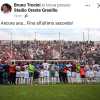 Reggina, Trocini sui social: "Ancora una...Fino all'ultimo secondo!"