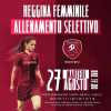 Reggina, martedì 27 agosto stage per la squadra femminile amaranto: la nota del club