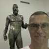 Beppe Bergomi al Museo di Reggio Calabria: "Bronzo di Riace 3"