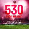 Reggina, nuovo aggiornamento campagna abbonamenti: superata quota 2500 tessere