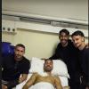 Reggina, Nino Ragusa si è sottoposto ad intervento chirurgico alla clavicola: Barillà, Grillo e Laaribi in visita al compagno