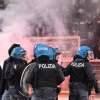 Scontri dopo il derby Cosenza-Catanzaro, il bilancio della Questura: tredici poliziotti contusi