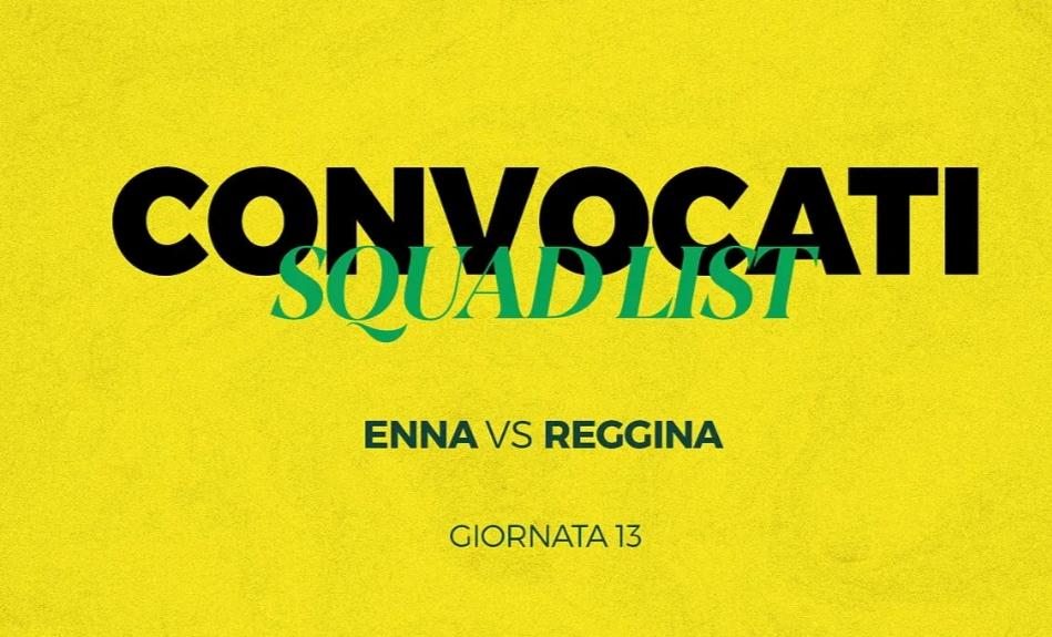 Enna-Reggina, i convocati di Passiatore: i calciatori a disposizione 