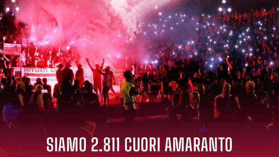 Reggina, il numero finale della campagna abbonamenti: 2800 tessere sottoscritte tra rinnovi e novità