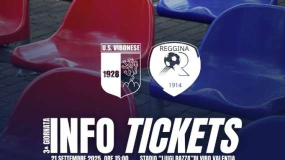 Vibonese-Reggina, al via la prevendita, sarà Giornata Rossoblù: le info settore ospiti
